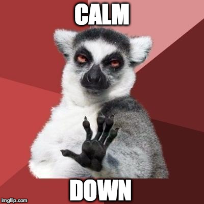 calm down | CALM DOWN | image tagged in calm down | made w/ Imgflip meme maker