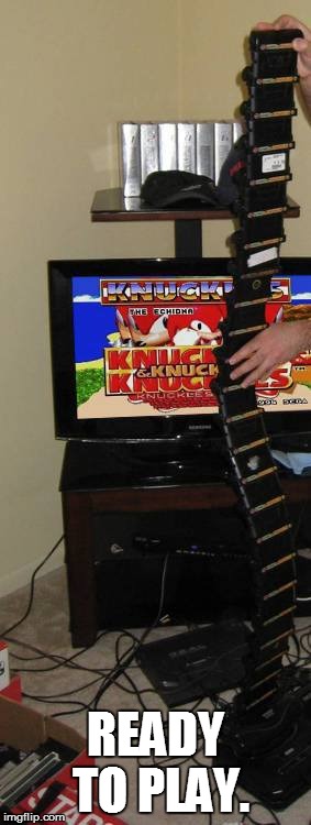 Sonic and Knuckles Stack | READY TO PLAY. | image tagged in sonic and knuckles stack | made w/ Imgflip meme maker