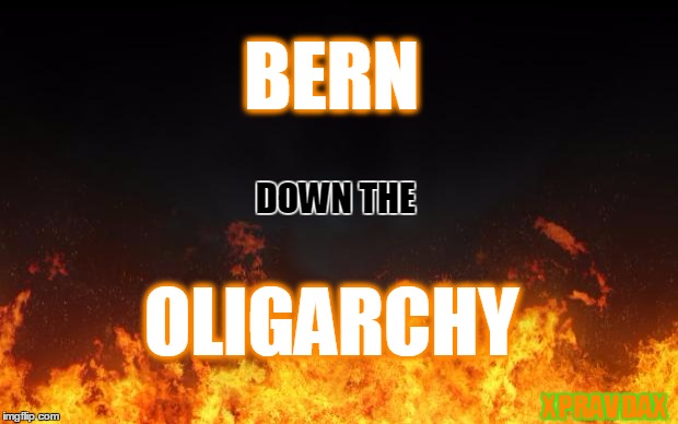 fire | BERN DOWN THE OLIGARCHY XPRAVDAX | image tagged in fire | made w/ Imgflip meme maker