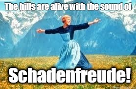 Duggarism | The hills are alive with the sound of Schadenfreude! | image tagged in josh duggar,hypocrisy | made w/ Imgflip meme maker