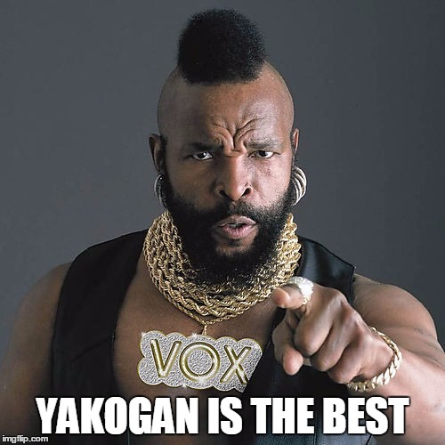 Mr T Pity The Fool Meme | YAKOGAN IS THE BEST | image tagged in memes,mr t pity the fool | made w/ Imgflip meme maker