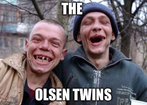 Mary-Kate and Ashley are... | THE OLSEN TWINS | image tagged in memes,ugly twins,funny meme,funny memes,google images,lol | made w/ Imgflip meme maker