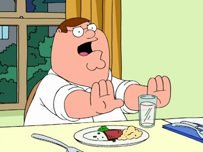 High Quality Peter Griffin WOAH Blank Meme Template