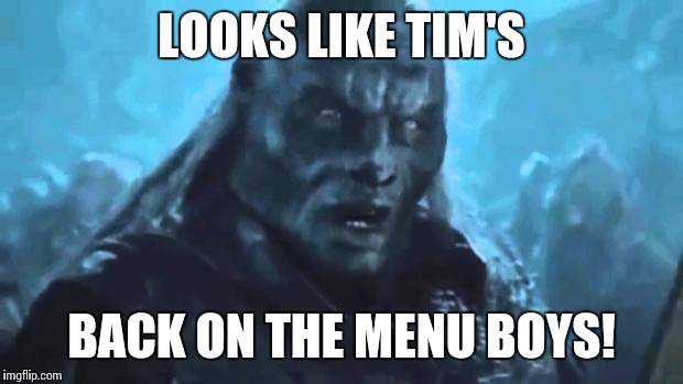 Lord Of The Rings Meat S Back On The Menu Memes Gifs Imgflip