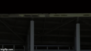 Marcell Ozuna hits top of foul pole | image tagged in gifs | made w/ Imgflip video-to-gif maker