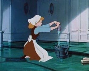 Cinderella Cleaning Blank Meme Template
