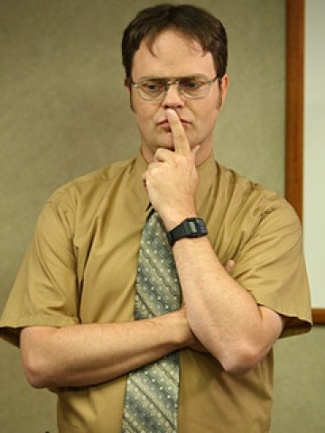 dwight schrute thought Blank Meme Template