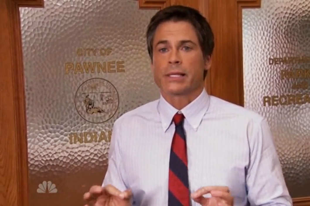 Chris Traeger Blank Meme Template