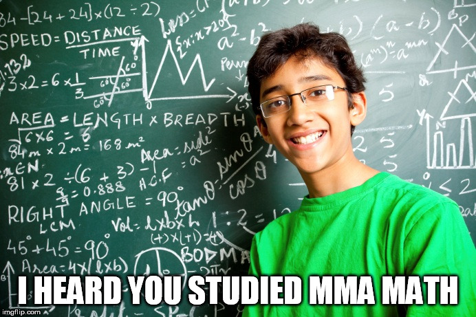 I HEARD YOU STUDIED MMA MATH | image tagged in mmath | made w/ Imgflip meme maker