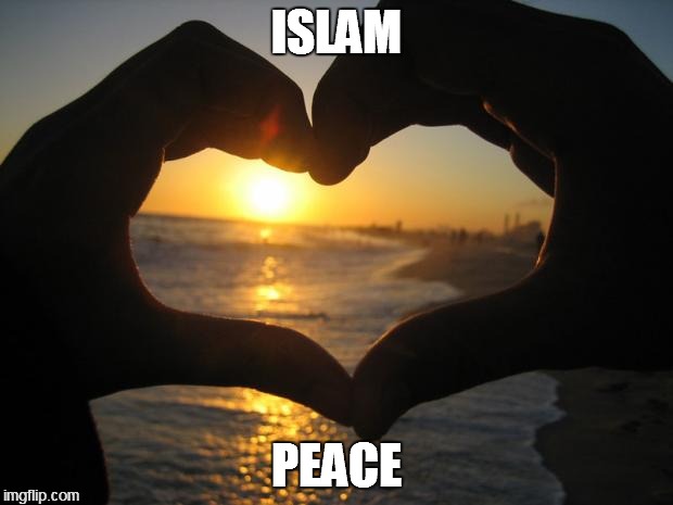 love | ISLAM PEACE | image tagged in love | made w/ Imgflip meme maker