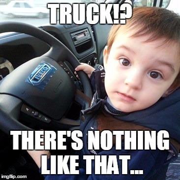 Truck!? | TRUCK!? THERE'S NOTHING LIKE THAT... | image tagged in memes,truck,iveco | made w/ Imgflip meme maker
