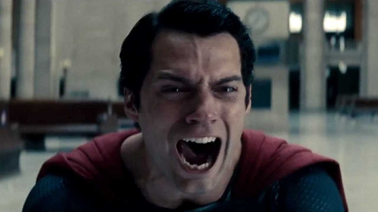 High Quality man of steel cry Blank Meme Template