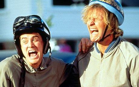 High Quality Dumb and Dumber laughing Blank Meme Template