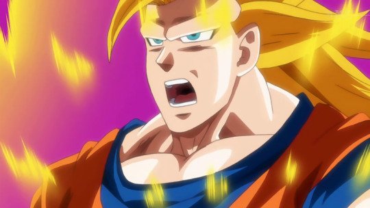 Badly Animated SS3 Goku Blank Meme Template