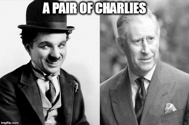 A PAIR OF CHARLIES | image tagged in charlie | made w/ Imgflip meme maker