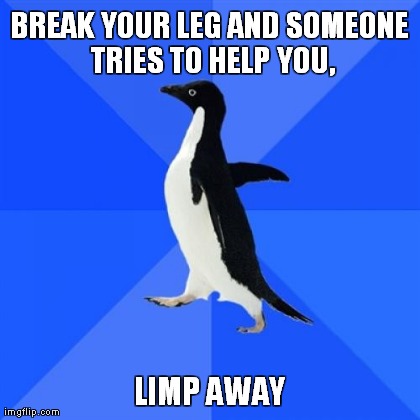 Socially Awkward Penguin | image tagged in memes,socially awkward penguin | made w/ Imgflip meme maker