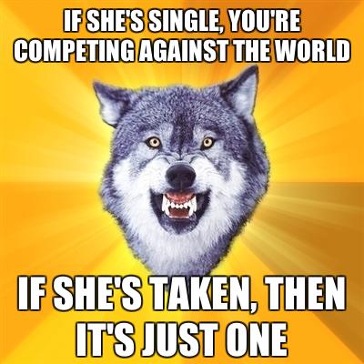 Courage Wolf Meme | image tagged in memes,courage wolf