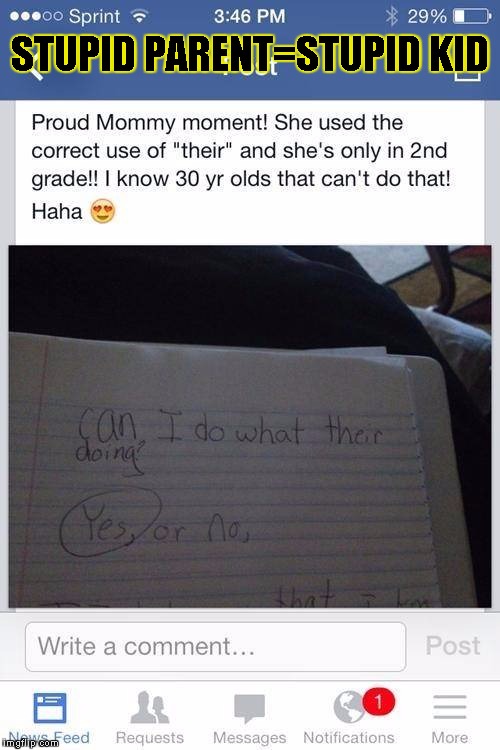 STUPID PARENT=STUPID KID | image tagged in dumb and dumber'er | made w/ Imgflip meme maker