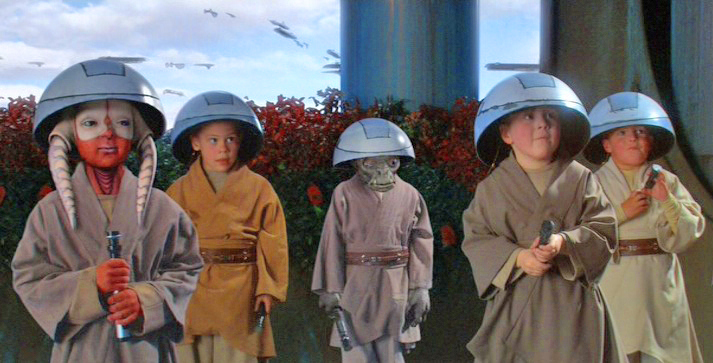 High Quality Star Wars younglings Blank Meme Template