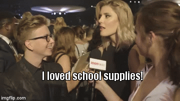 I loved school supplies! | image tagged in gifs | made w/ Imgflip video-to-gif maker