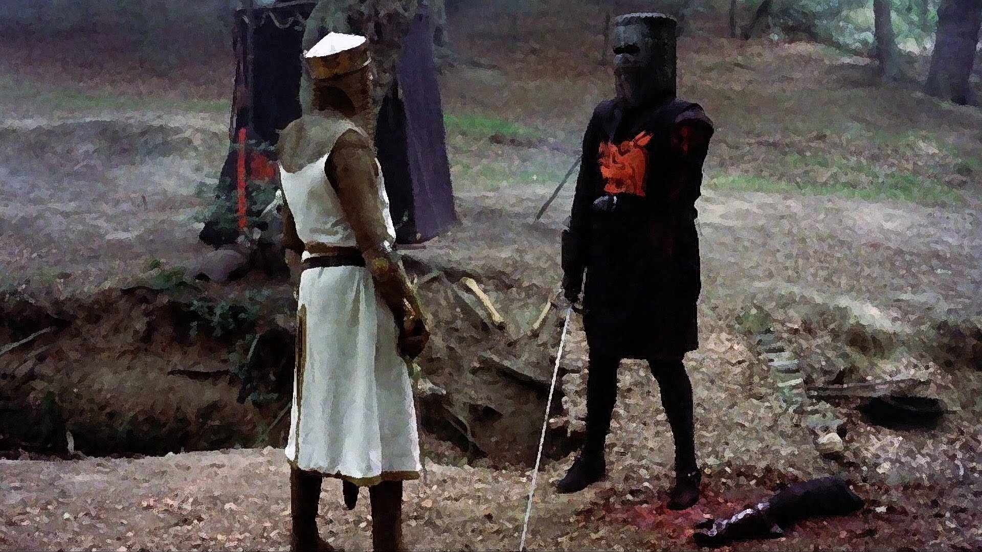 Monty Python black knight Blank Meme Template