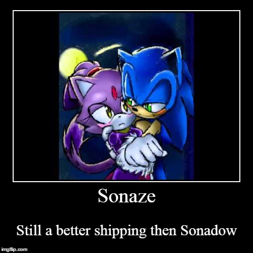 Not much, Just a Sonadow ship ^w^ - Imgflip