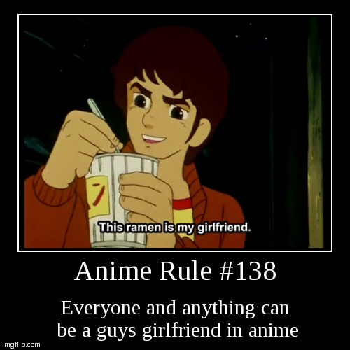 Anime Rule #138 | image tagged in funny,demotivationals,anime rule,anime,memes,funny memes | made w/ Imgflip demotivational maker