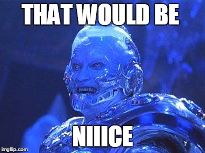 Mr Freeze | THAT WOULD BE NIIICE | image tagged in mr freeze | made w/ Imgflip meme maker