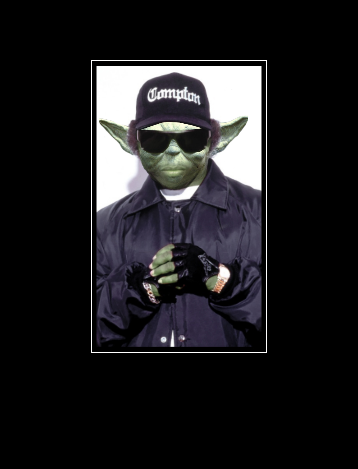 High Quality NWA-yoda Blank Meme Template