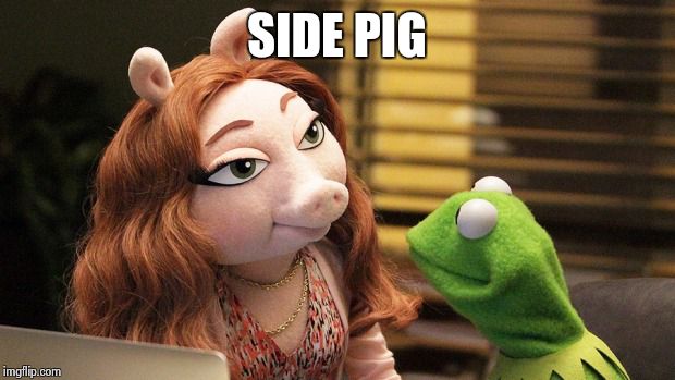 Chicks are for kids. | SIDE PIG | image tagged in funny | made w/ Imgflip meme maker