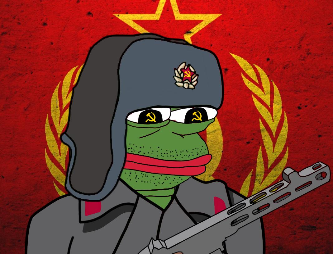 Pepe the Soviet Blank Meme Template