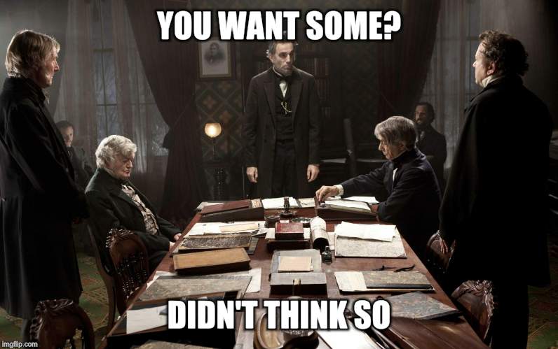 Don't mess with Abe | YOU WANT SOME? DIDN'T THINK SO | image tagged in memes | made w/ Imgflip meme maker