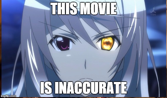 Movie Inaccurate Laura | THIS MOVIE IS INACCURATE | image tagged in memes,anime | made w/ Imgflip meme maker