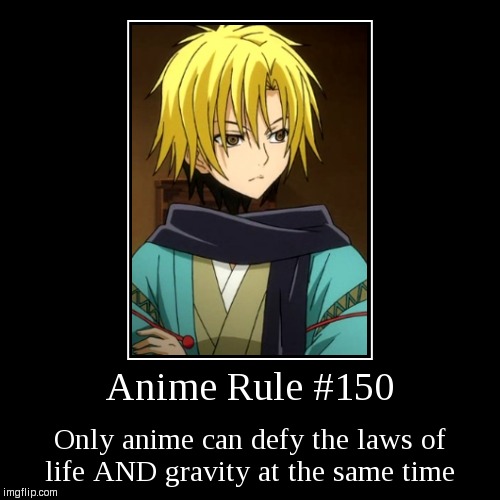 Anime memes on X: Another anime rule. Link