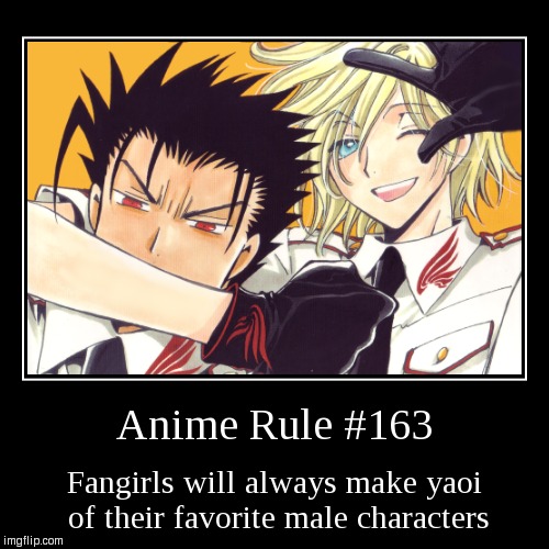 Anime Rule #163 - Imgflip