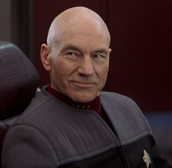 High Quality Picard confident  Blank Meme Template