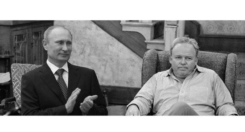 Putin meets Bunker Blank Meme Template