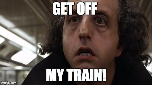 get off my train! | GET OFF MY TRAIN! | image tagged in get off my train,ghost | made w/ Imgflip meme maker