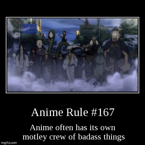 Anime Rule #167 | image tagged in funny,demotivationals,anime,anime rules,memes,funny memes | made w/ Imgflip demotivational maker