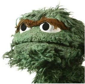High Quality Emo Oscar Grouch Approves Blank Meme Template