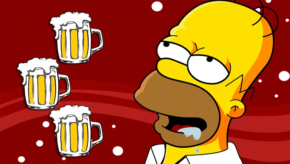 Homer Simpson Drool Beers 3. All Memes. 