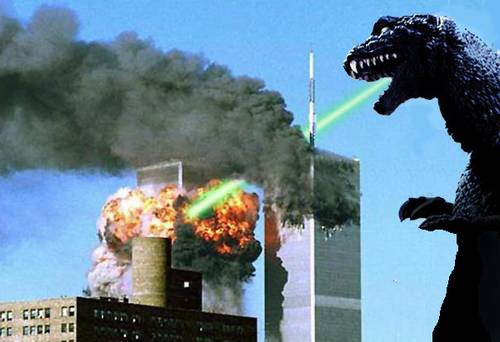 Godzilla 9/11 Blank Meme Template