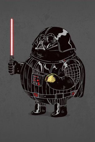Fat Darth Vader Blank Meme Template
