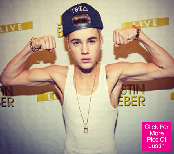 Bieber Muscles Blank Meme Template