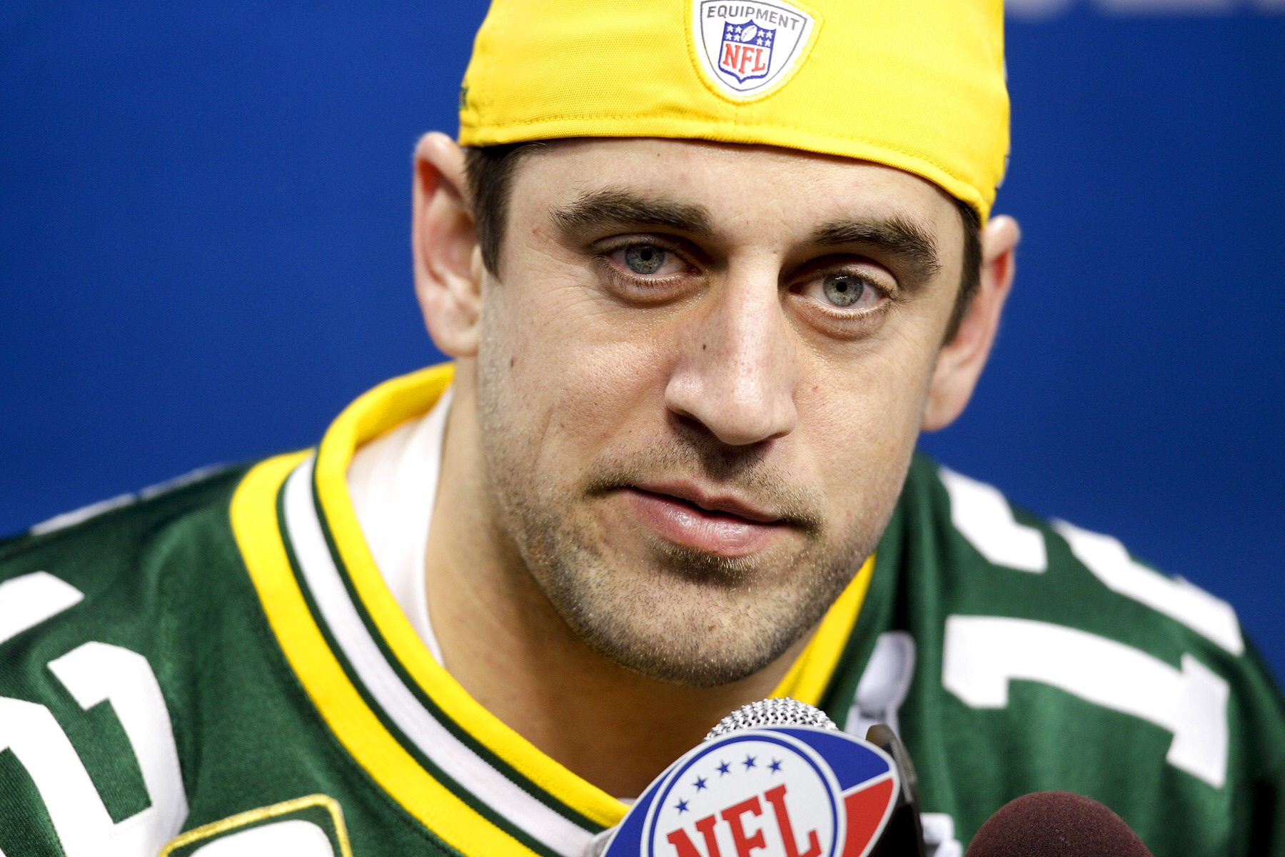 High Quality Aaron Rodgers lol Blank Meme Template