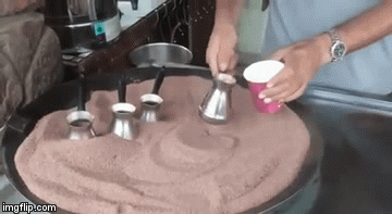 Coffee making | image tagged in gifs,coffee,making,funny,hot | made w/ Imgflip video-to-gif maker