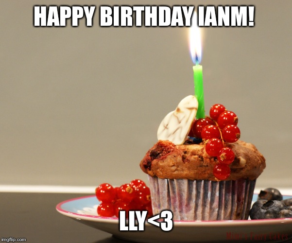 HAPPY BIRTHDAY IANM! LLY<3 | made w/ Imgflip meme maker