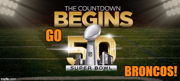 BRONCOS! GO | image tagged in sb50 | made w/ Imgflip meme maker