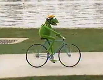 frog bike Blank Meme Template