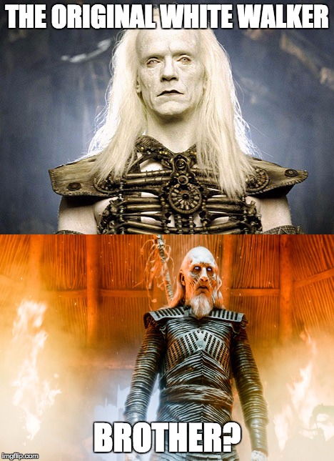 THE ORIGINAL WHITE WALKER BROTHER? | made w/ Imgflip meme maker